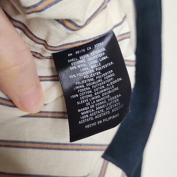 Anthropologie Cartonnier Green Plaid Wool Blend Blazer 4 - Picture 4 of 5